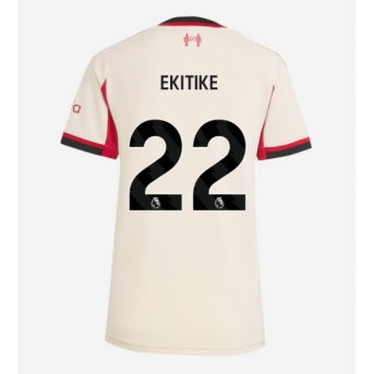 Billige Fotballdrakt Liverpool Hugo Ekitike #22 Replika Bortedrakt Dame 2025-26 Kortermet